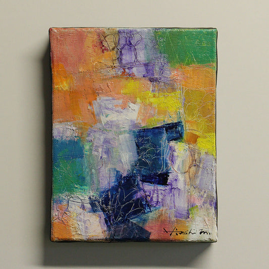 油彩画 - 14x18 painting 2602 - 14.0 cm x 18.0 cm