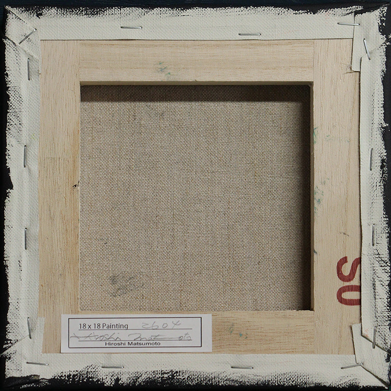 油彩画 - 18x18 painting 2604 - 18.0 cm x 18.0 cm