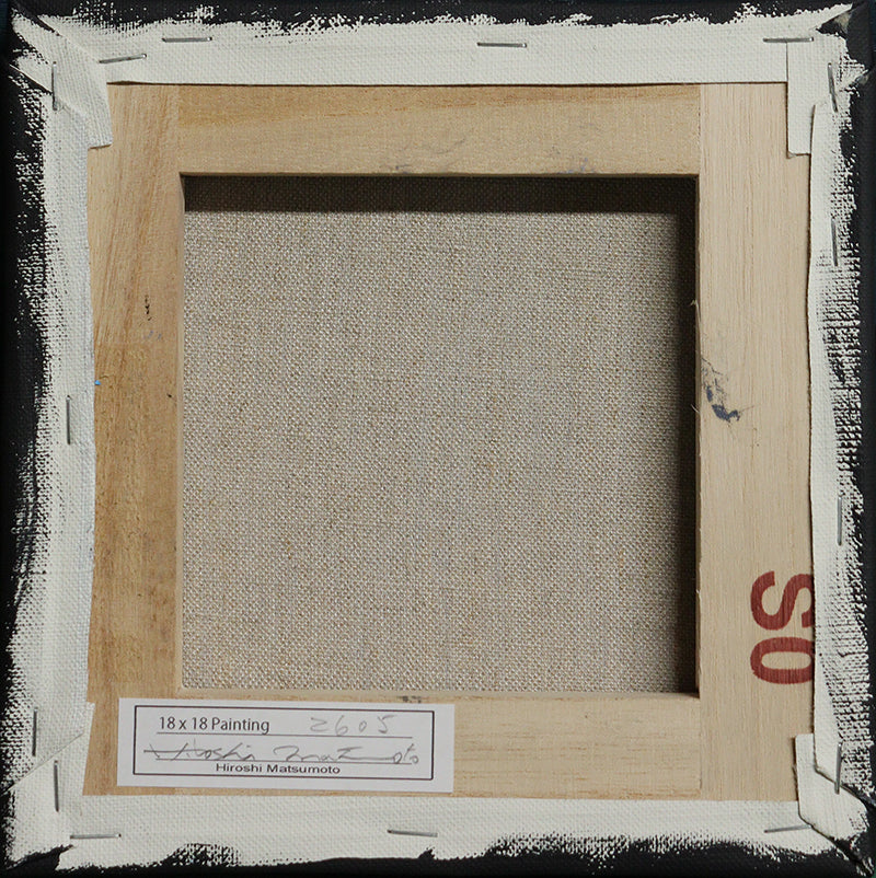 油彩画 - 18x18 painting 2605 - 18.0 cm x 18.0 cm