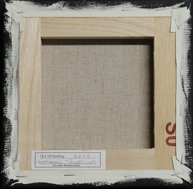 油彩画 - 18x18 painting 2606 - 18.0 cm x 18.0 cm