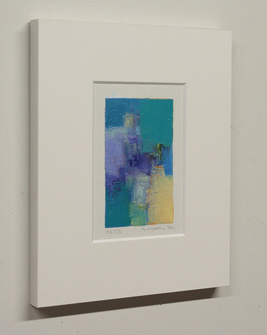 油彩画 - No.2222 - 8 x 13 painting (8 cm x 13 cm)