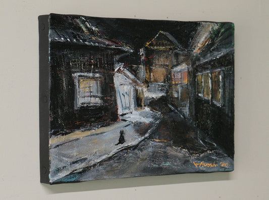 油彩画 - 小豆島 小海 01 / Shodoshima Omi 01 - 15.8 cm x 22.7 cm