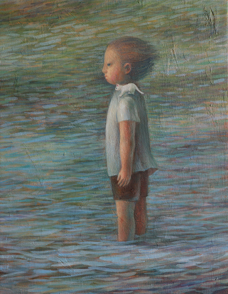 プリント - 海に立つ/Standing in the sea