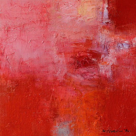 油彩画 - 18x18 painting 2601 - 18.0 cm x 18.0 cm