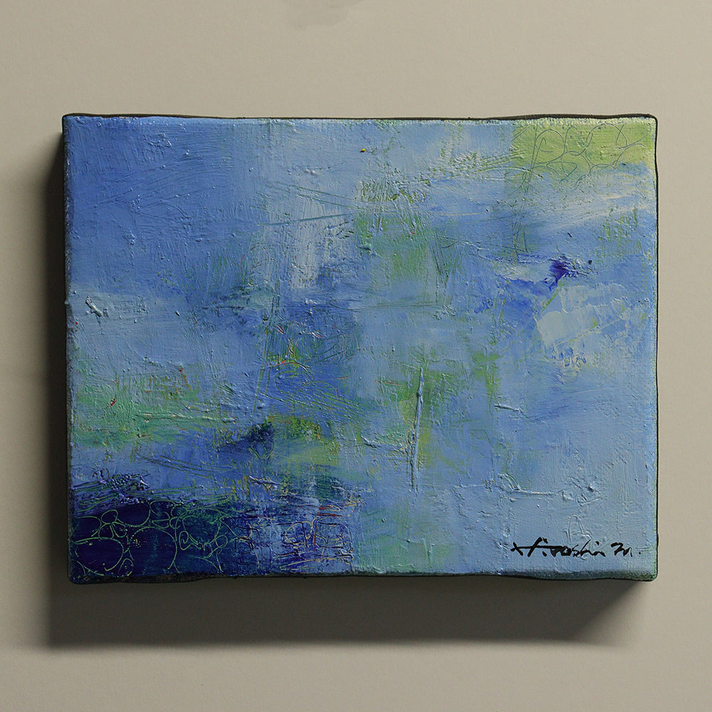 油彩画 - 14x18 painting 2604 - 14.0 cm x 18.0 cm