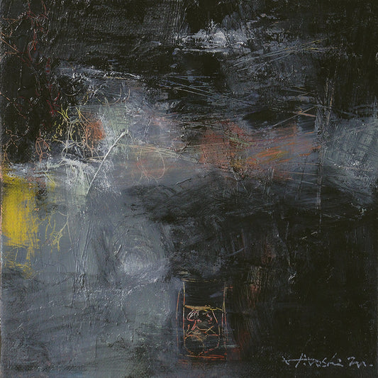 油彩画 - 18x18 painting 2605 - 18.0 cm x 18.0 cm