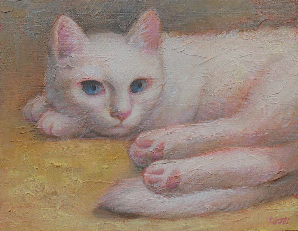 Oil Painitng - Pink skin